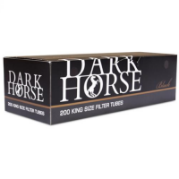 Гильзы сигаретные DarkHorse BLACK*200