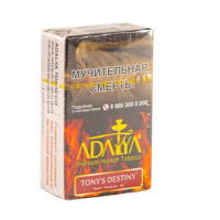 Табак для кальяна Adalya Tony‘s Destiny (Адалия Тони Дестини) с ароматом персика, маракуйи и льда, пачка 20 гр Табак для кальяна Adalya Tony‘s Destiny (Адалия Тони Дестини) с ароматом персика, маракуйи и льда, пачка 20 гр