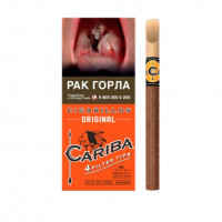 Сигариллы c деревянным мундштуком CARIBA Rum/1 кор. х 60 пач. х 4 шт.