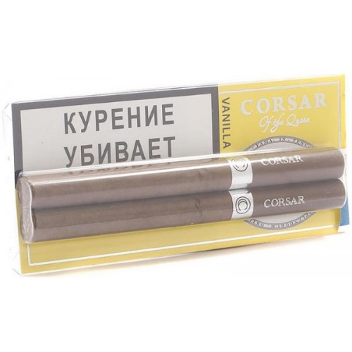 Сигариллы с фильтром КОРОЛЕВСКИЙ КОРСАР Ванилла, блистерная упаковка:2 шт.
