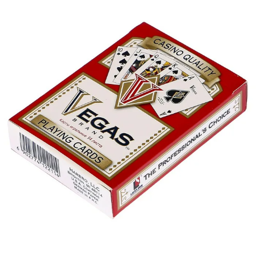 карты игральные  Vegas red