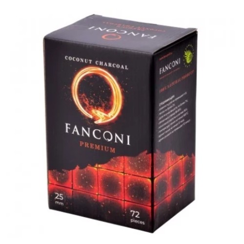 Уголь натуральный "FANCONI 25 мм" *72*10