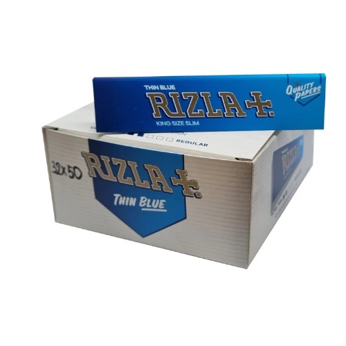 Бумага для самокруток RIZLA+ KS Blue*32*50